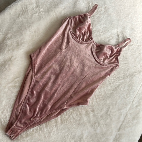 Rose Gold underwire one piece bodysuit - Picture 1 of 4
